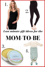 Last minute Christmas gift ideas for the mom-to-be