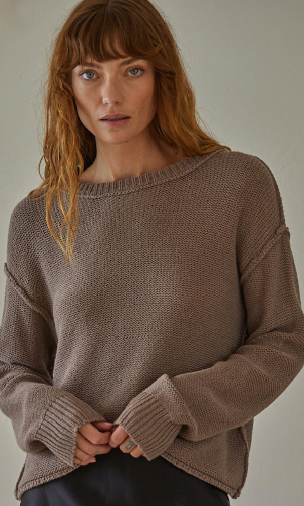 Hailee sweater - mocha
